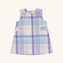 Load image into Gallery viewer, Janie Jumper - Peach Blossom Plaid w/ Palm Beach Pink
