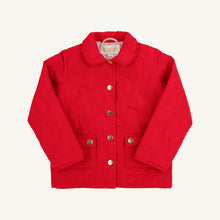 Load image into Gallery viewer, Kendall Quilted Coat - Richmond Red Bows
