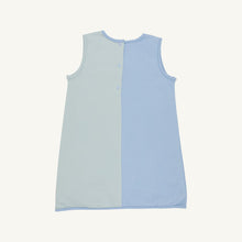 Load image into Gallery viewer, Kennedy Colorblock Jumper - Sarasota Sky &amp; Old Greenwich Green - Heavy Knit
