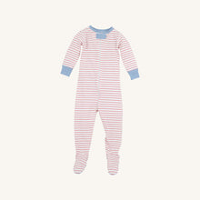 Load image into Gallery viewer, Knox's Night Night - Nantucket Red Stripe w/ Barrington Blue
