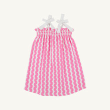 Load image into Gallery viewer, Lainey's Little Dress - Tribeca Trims w/ Worth Ave White - Pima

