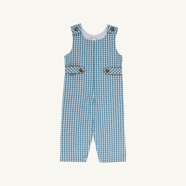 Lawson Longall - Barnsley Blue Gingham w/ Gray Bay Brown -  Woven