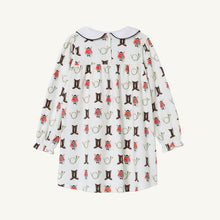 Load image into Gallery viewer, Banks Bow Dress - Happy Hunting - Long Sleeve - Pima
