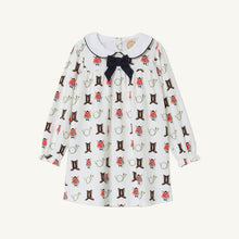 Load image into Gallery viewer, Banks Bow Dress - Happy Hunting - Long Sleeve - Pima
