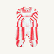 Load image into Gallery viewer, Bradford Romper - Richmond Red Stripe - Long Sleeve
