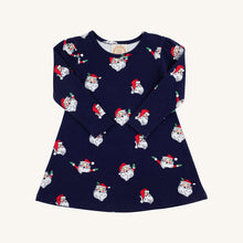 Load image into Gallery viewer, Penny&#39;s Play Dress - Jolly Old St. Nick - Long Sleeve
