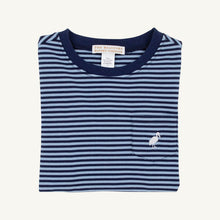Load image into Gallery viewer, Carter Crewneck - Barrington Blue &amp; Navy Stripe - Long Sleeve
