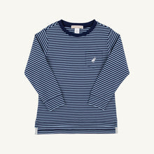 Load image into Gallery viewer, Carter Crewneck - Barrington Blue &amp; Navy Stripe - Long Sleeve
