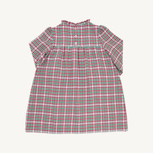 Load image into Gallery viewer, Mary Baker Day Dress - Wicker Park Plaid w/ Richmond Red - Long Sleeve

