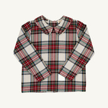 Load image into Gallery viewer, Peter Pan Collar Shirt - Charlie Place Plaid - Long Sleeve - Flannel
