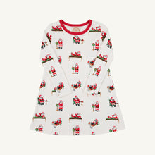 Load image into Gallery viewer, Polly Play Dress - Serious Santa Business - Long Sleeve - Heavy Knit
