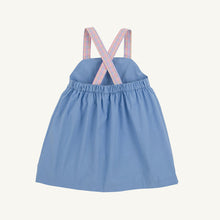 Load image into Gallery viewer, Macy Drew Dress - Park City Periwinkle w/ Woodstock Park Plaid - Windmill

