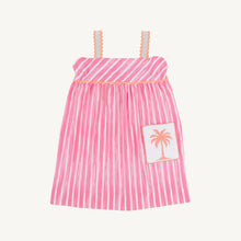 Load image into Gallery viewer, Millie Day Dress - Sea Wall Stripe - Winter Park Pink &amp; Worth Ave White - Broadcloth
