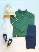 Load image into Gallery viewer, Prepletic® Hayword Half-Zip - Grier Green w/ Keeneland Khaki
