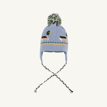 Load image into Gallery viewer, Parrish Pom Pom Hat - Sarasota Sky w/ Ducks
