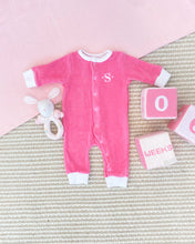 Load image into Gallery viewer, Paxton Playsuit - Romany Rose w/ Worth Ave White
