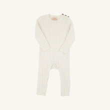 Load image into Gallery viewer, Pearson Playsuit - Palmetto Pearl - Cableknit
