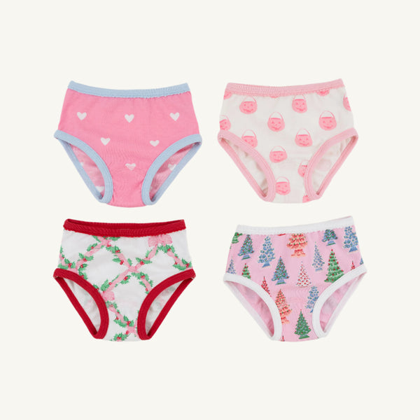 Pippy's Underpinnings Set - 4-pack - Assorted Holiday