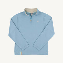 Load image into Gallery viewer, Prepletic® Hayword Half-Zip - Barrington Blue w/ Osprey Oatmeal
