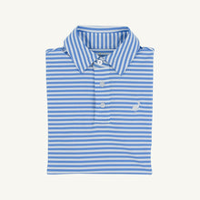 Load image into Gallery viewer, Prepletic™ Prim &amp; Proper Polo - Sunrise Blvd Blue Stripe
