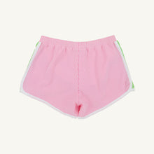 Load image into Gallery viewer, Prepletic™ Shimmy Shake Shorts - Hamptons Hot Pink Seersucker w/ Lexington Lime
