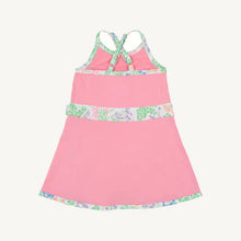 Load image into Gallery viewer, Prepletic™ Teggy Tennis Dress - Hamptons Hot Pink w/ Gaston Street Garden
