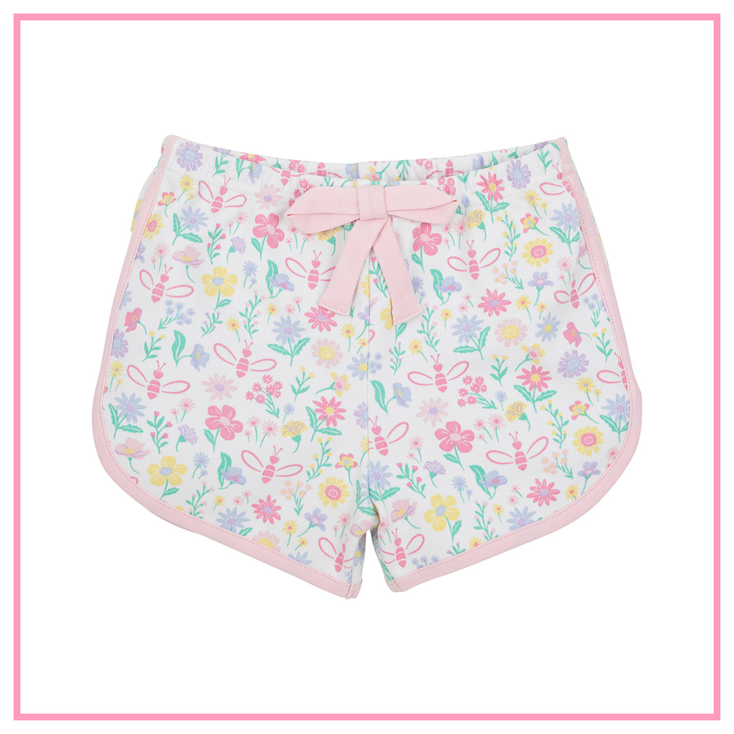 Cheryl Shorts - The Countryside is Calling w/ Palm Beach Pink - Bow