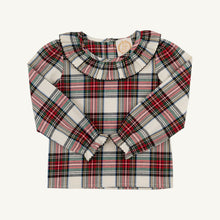 Load image into Gallery viewer, Ramona Ruffle Shirt - Charlie Place Plaid - Long Sleeve - Flannel
