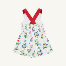Load image into Gallery viewer, Reagan Romper - Biltmore Blooms w/ Richmond Red - Pima
