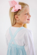Load image into Gallery viewer, Macy Drew Dress - Belhaven Blue Windowpane - Woven
