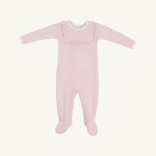 Load image into Gallery viewer, Rock Me Romper - Palm Beach Pink w/ Worth Ave White - Ribbed

