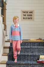 Load image into Gallery viewer, Rollins Rugby Shirt - Barrington Blue, Nantucket Red, and Worth Ave White
