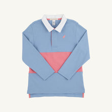 Load image into Gallery viewer, Rollins Rugby Shirt - Barrington Blue, Nantucket Red, and Worth Ave White
