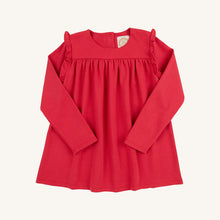 Load image into Gallery viewer, Ruby Mills Ruffle Top - Richmond Red - Long Sleeve
