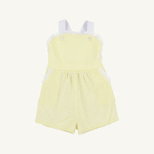 Load image into Gallery viewer, Ruthie Romper - York Yellow &amp; Worth Ave White - Dallas Dot
