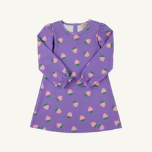 Load image into Gallery viewer, Sadie Sweatshirt Dress - Sanibel Strawberry - Palisades Purple
