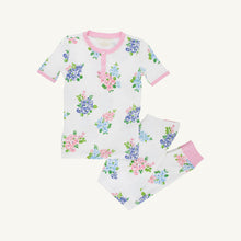 Load image into Gallery viewer, Sara Jane's Short Sleeve Set - Just Because Bouquets w/ Pier Party Pink
