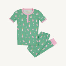 Load image into Gallery viewer, Sara Jane's Short Sleeve Set - Clubhouse Couture w/ Pier Party Pink
