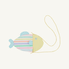 Load image into Gallery viewer, Save Your Pennies Purse - Fish - Southampton Stripe
