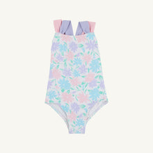 Load image into Gallery viewer, Seabrook Bathing Suit - Glastonbury Blooms w/ Lavender &amp; Palm Pink
