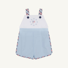 Load image into Gallery viewer, Shadwell Shortall - Buckhead Blue w/ Pierce Mill Plaid Seersucker - Flag
