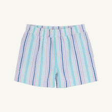 Load image into Gallery viewer, Sheffield Shorts - Sycamore Seersucker Stripe w/ Wood Boat Blue
