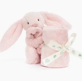 Bashful Bunny Soother - Blue, Pink, or Beige