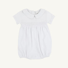 Load image into Gallery viewer, Banbury Bubble - Worth Ave White - Smocking - Short Sleeve
