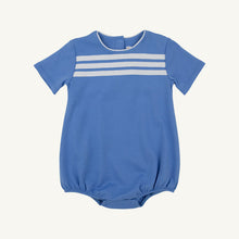 Load image into Gallery viewer, Beau Bubble - Sunrise Blvd Blue w/ White Stripes - Short Sleeve
