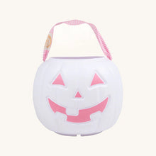 Load image into Gallery viewer, Sir Proper&#39;s Pumpkin Pail - Worth Ave White - with Pink or Blue
