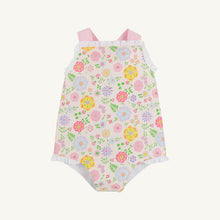 Load image into Gallery viewer, Sisi Sunsuit - Boca Grande Begonia w/ Hamptons Hot Pink - Broadcloth
