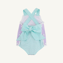 Load image into Gallery viewer, Sisi Sunsuit - Lauderdale Lavender w/ Dunmore Doo-Dad - Broadcloth
