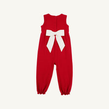 Load image into Gallery viewer, Rebecca Romper - Richmond Red w/ Palmetto Pearl
