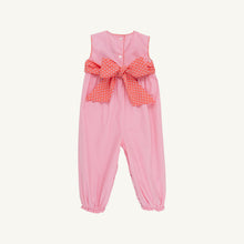 Load image into Gallery viewer, Rebecca Romper - Sandpearl Pink w/ Mill St Manor Mini Floral Pumpkin - Sleeveless
